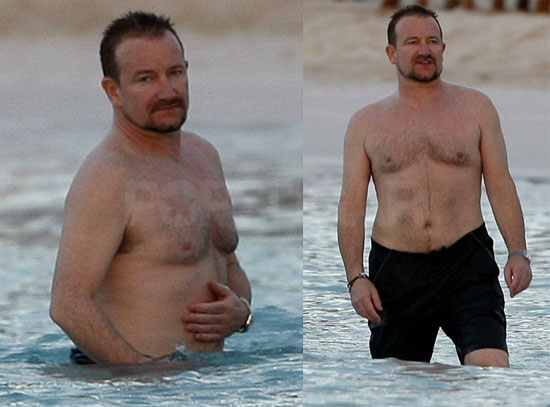 Shirtless Bono! 