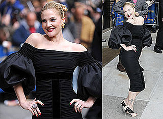 Photos and Videos of Drew Barrymore on The Late Show