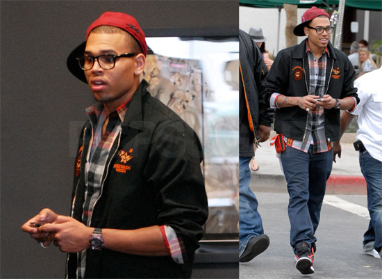Chris Brown in LA