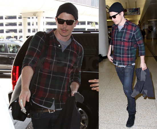 Josh Harnett at the Airport