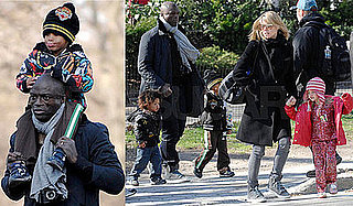 Photos of Heidi Klum, Leni Klum, Johan Samuel, Henry Samuel, Seal in NYC on Easter