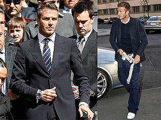 Photos of David Beckham at Real Madrid Game