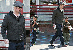 Photos of Brad Pitt, Angelina Jolie, Maddox Jolie-Pitt, Pax Jolie-Pitt in NY