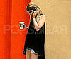 Photo of Pregnant Nicole Richie Getting Coffee and Chatting on Her Cell Phone in LA