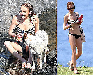 Lindsay and Ali Take Their Bikini Photo Shoot Into Nature