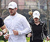 Photo of Justin Timberlake and Jessica Biel Running in NYC