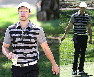 Justin Timberlake Playing Golf