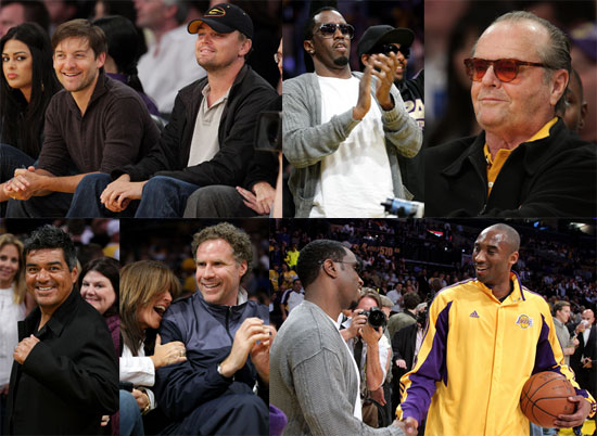 Celebrities Attend The Lakers Game 