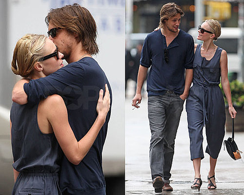 Kate and James Stop For a Romantic Monochrome Moment
