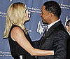 Photo of Charlize Theron and Will Smith at Simon Wiesenthal Center's Annual National Tribute Dinner