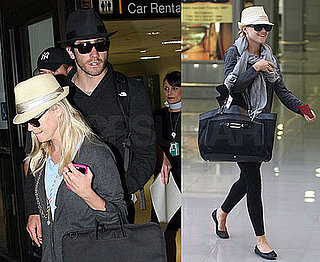 Photos of Reese Witherspoon and Jake Gyllenhaal Arriving at LAX From Italy