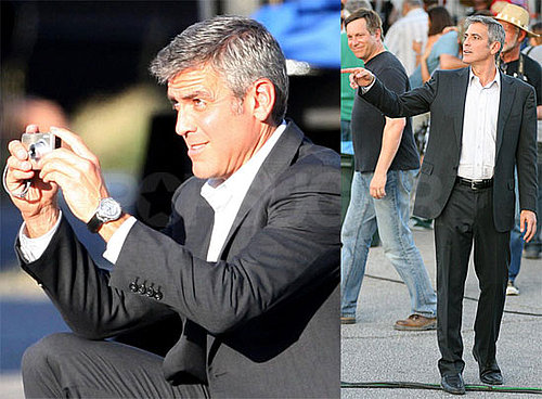 Photos of George Clooney Filming Up in the Air in Las Vegas