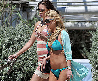 Slide Photo of Tara Reid in a Bikini at the Cannes Film Festival