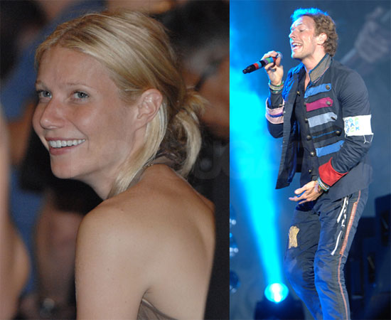 Gwyneth Watches Coldplay 
