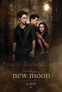 Photo of First Movie Poster For New Moon With Robert Pattinson, Kristen Stewart, Taylor Lautner