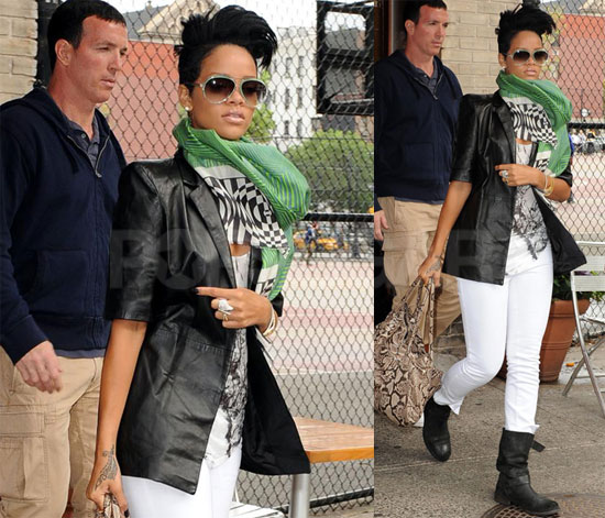 Rihanna Steps Out 