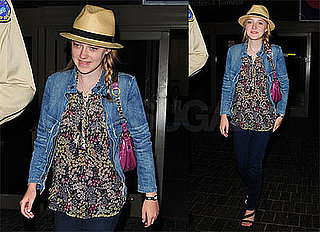 Photos of Dakota Fanning at LAX