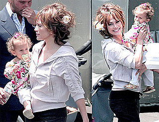 Photos of Jennifer Lopez With Daughter Emme Anthony on Set of The Back-Up Plan in LA