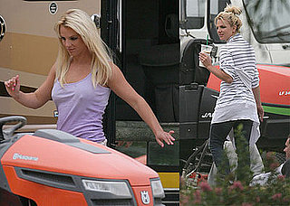 Photos of Britney Spears Behind the Scenes of the "Radar" Video Shoot