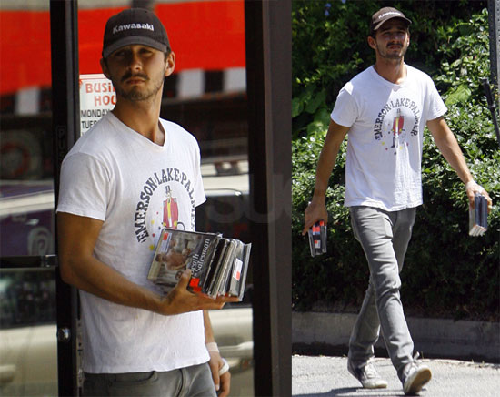 Shia Picks Up Some Videos