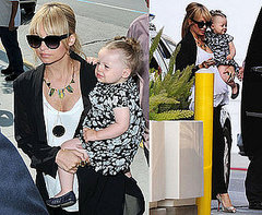 Photos of Nicole Richie, Lionel Richie, Harlow Madden Heading to Larry King Live