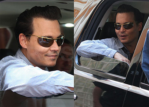 Photos of Johnny Depp On the Set of The Rum Diary in Puerto Rico