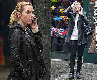 Photos of Kate Winslet Talking on Her Cell Phone in NYC