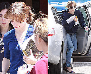 Photos of Rachel McAdams on the Set of Morning Glory in NYC