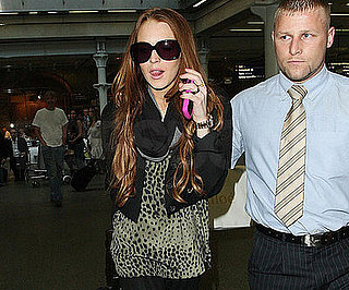 Photo Slide of Lindsay Lohan Arriving in London