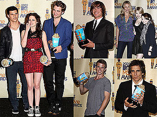 Photos of Robert Pattinson, Kristen Stewart, Taylor Lautner, Cameron Diaz, Ben Stiller, Zac Efron at 2009 MTV Movie Awards