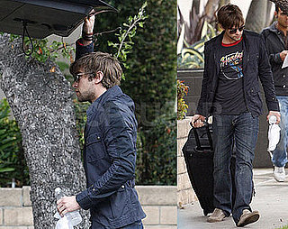Photos of Gossip Girl's Chace Crawford Putting His Bags in a Car on the Way to LAX