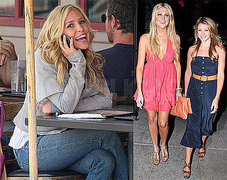Photos of Lo Bosworth, Kristin Cavallari, Stephanie Pratt Filming The Hills