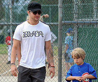 Photo Slide of Ryan Phillippe at Deacon's Baseball Game