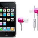 iPhone and Radius Atomic Earphones
