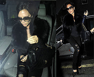 Photos of Victoria Beckham Arriving at Clarridges Hotel in London