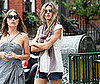 Slide Photo of Gisele Bundchen in Short Shorts Walking Around The West Village