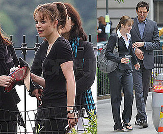 Photos of Rachel McAdams and Jeff Goldblum Filming Morning Glory in NYC