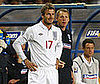 Photo Slide of David Beckham Playing with the English Team in Kazakhstan
