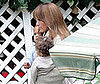 Slide Photo of Jennifer Lopez, Max and Emme on Set of The Back-Up Plan