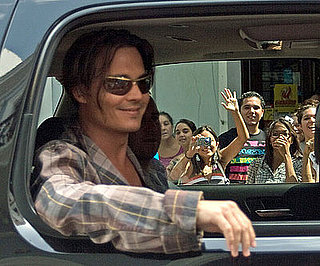 Photo Slide of Johnny Depp Heading to Work on The Rum Diary in Puerto Rico