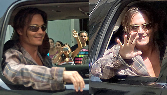 Johnny Depp in Puerto Rico