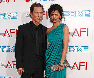 Photo Slide of Matthew McConaughey and Camila Alves Celebrating Michael Douglas's AFI Lifetime Achievement Award