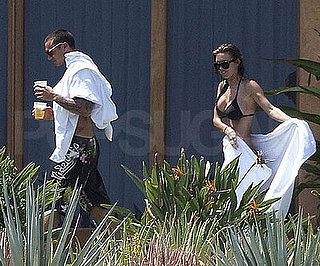 Photo Slide of Audrina Patridge and Corey Bohan Wearing A Bikini and Shirtless Respectively in Mexico