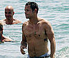 Photo of Shirtless Justin Chambers in Hawaii