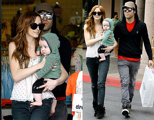 Photos of Pete Wentz, Ashlee Simpson and Bronx Wentz in LA
