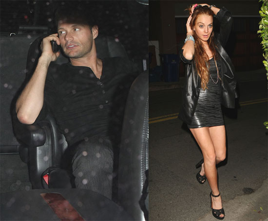 Lindsay and Seacrest Party Together