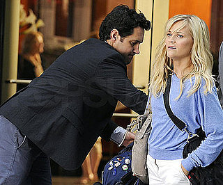 Slide Photo of Reese Witherspoon and Paul Rudd Filming How Do You Know? Together in DC