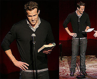 Photos of Ryan Reynolds Reading For Celebrity Autobiography: In Their Own Words