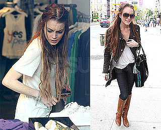 Photos of Lindsay Lohan Shopping With Cody Lohan