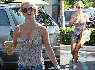 Photos of Britney Spears with Starbucks in LA, Trespasser Plead Not Guilty